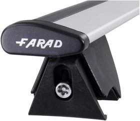 FARAD-Barre portatutto AERODYNAMIC SILVER in alluminio con kit HILO per Opel Astra H Sw 5 porte anno 2007-2010 (con corrimano basso) - 0