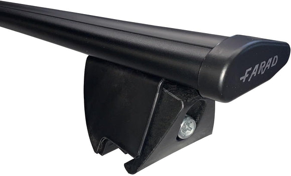 Farad-Barre portatutto Aerodynamic black con kit HILO per OPEL ASTRA H SW 5 porte anno 2007-2010 con corrimano basso