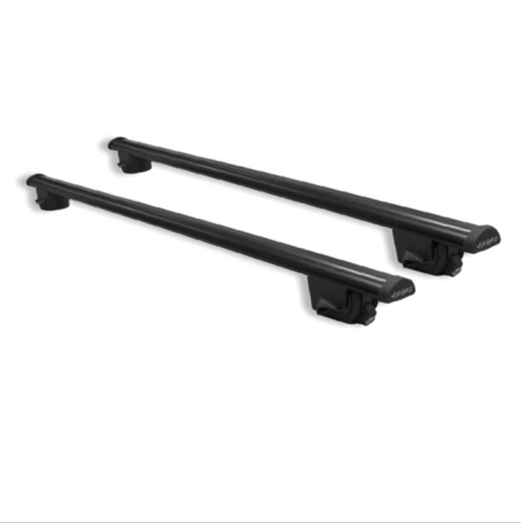 barre portapacchi Farad new iron 2 + kit di fissaggio SM 02 per Renault Koleos 5 porte anno 2008-2016 (con corrimano alto)