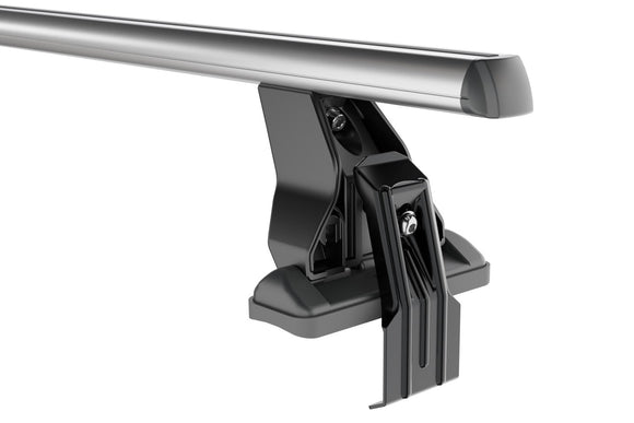 Barre portatutto Menabo Omega in alluminio per ALFA ROMEO Stelvio 5 porte anno dal 17> con tetto liscio