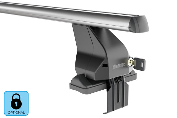 Barre portatutto Menabo Omega in alluminio per ALFA ROMEO Tonale (965) 5 porte anno dal 22> con tetto liscio