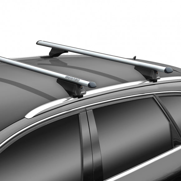 MENABO - Barre portatutto TIGER XL SILVER in alluminio per VORTEX Tingo 5 porte anno 13> (con corrimano basso)
