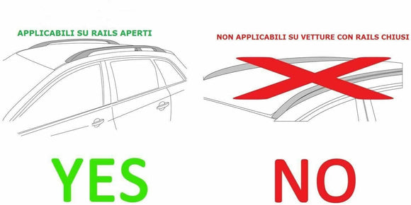 Tetto auto con corrimano alto