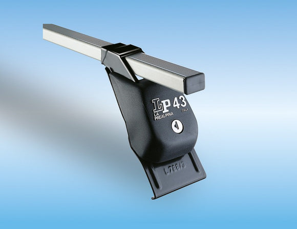 La Prealpina - Barre portatutto LP43 in alluminio con kit per Land Rover Sport (L320) Mod. 2005-2013