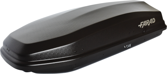 FARAD-Baule portapacchi TORPEDO F7 400L nero satinato