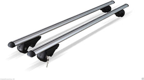 barre portapacchi Menabo Brio in alluminio per Bmw X5 (E53) anno 99>06 con corrimano alto