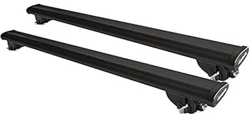 FARAD-Barre portatutto Aerodynamic Black per Ford Tourneo Courier 2014> (con corrimano alto)