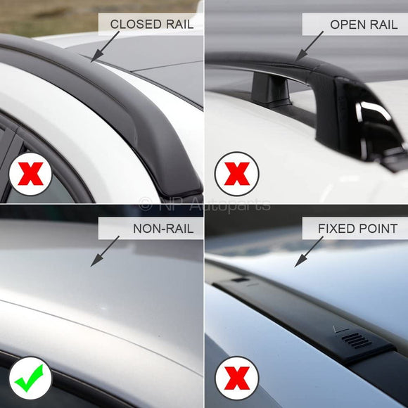 Barre portatutto Farad Aerodynamic Silver made in Italy per auto  - Audi A1 2019> (senza corrimano)