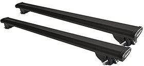 FARAD-Barre portatutto Aerodynamic Silver per Bmw X3 - G01 2018> (con corrimano basso)