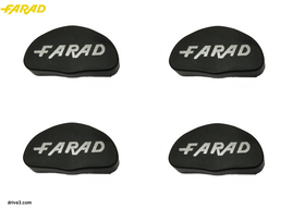 KIT 4 TAPPI PER BARRE FARAD IRON 2 / ALU
