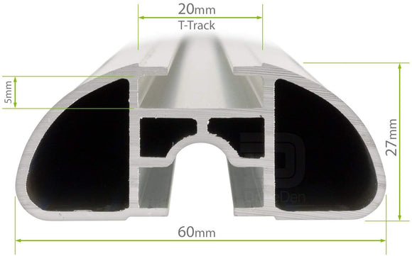 Farad-dimensione Barre portatutto ALU per Audi A6 Allroad - C6 5 porte 2007-14