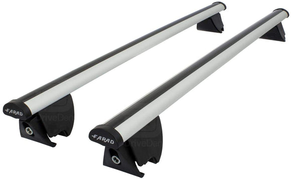 Barre portatutto Farad ALU per auto con corrimano alto - Audi A6 Allroad - C6 5 porte 2007-18