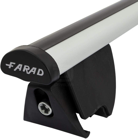 FARAD-Barre portatutto ALU in alluminio con kit Hilo per kia Carens 5 porte anno 2013-2019 (con corrimano basso)