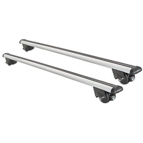 FARAD -Barre portatutto conmancorrenti in alluminio made in Italy per Citroen C4 Cactus 5 porte anno 2014-21