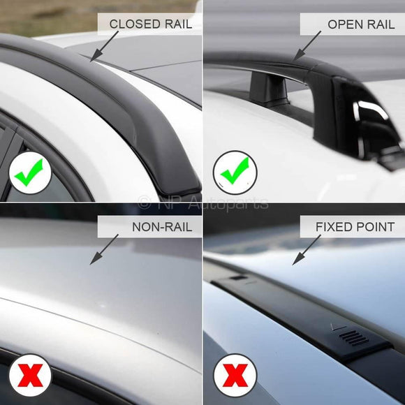Barre portatutto farad compact silver per auto con corrimano alto