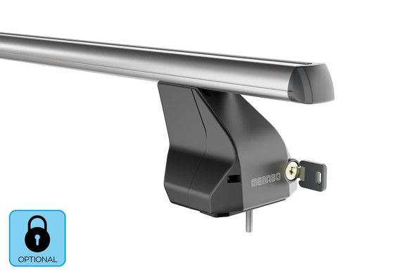 Barre portatutto Menabo Omega in alluminio per MERCEDES Citan (W415) 5 porte anno dal 2012 in poi con tetto liscio
