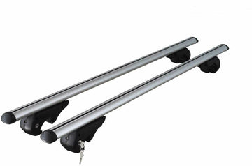 barre portapacchi Menabo Brio in alluminio per Toyota Corolla (E900) Station Wagon anno 87>91con corrimano alto