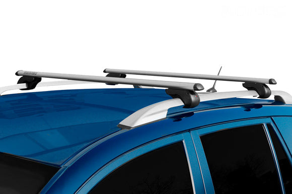 menabo-portapacchi per auto con corrimano per Kia Rio (DC) Hatchback anno 00>05con corrimano alto