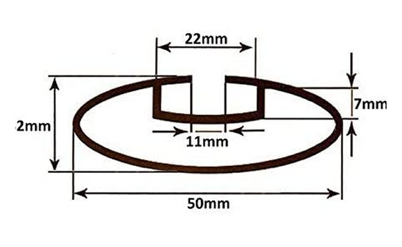 dimensione barre portatutto Menabo Brio - Audi A6 (4A/C4) Avant anno 94>97con corrimano alto