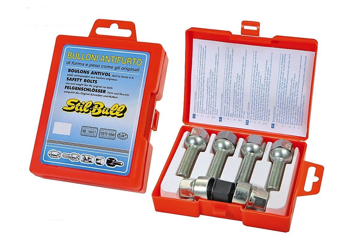 Bulloni Antifurto Farad Per Alfa Romeo 159/Brera - Kit Sicurezza Ruote, Acciaio, Dal 2005 - Foto 4