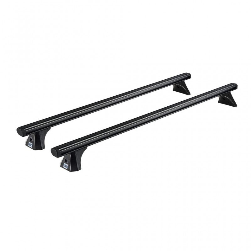 CRUZ - Barre portatutto Alu Cargo Dark in alluminio per veicolo commerciale Peugeot Expert L3H1 (XL/long - 5 fixpoint) dal 2016 al