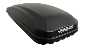 Baule portapacchi FARAD CRUB 430L con FAST FIX nero satinato