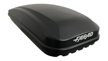 Baule portapacchi FARAD CRUB 430L con FAST FIX nero satinato
