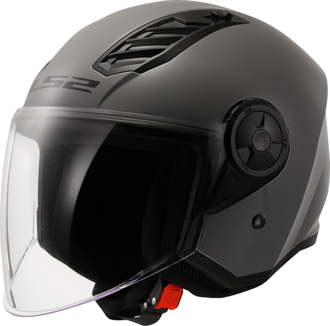 Casco Jet Ls2 OF616 AIRFLOW II Nero Opaco