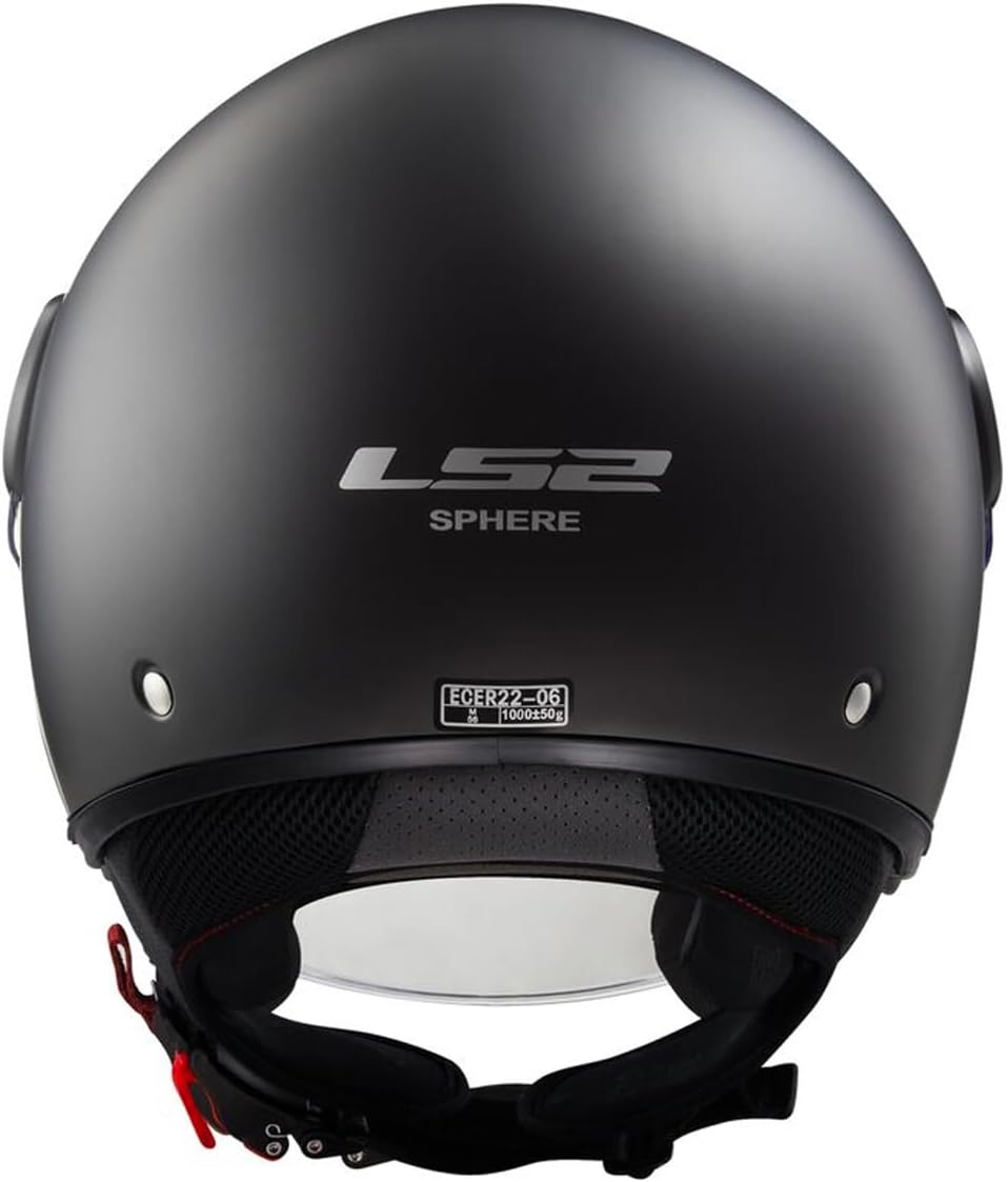 LS2, Casco Moto Jet SPHERE II Nero Opaco - 0