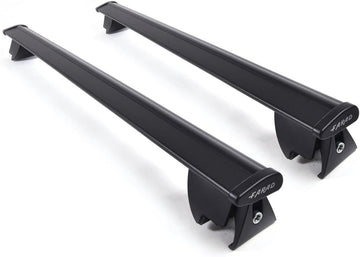 FARAD-Roof rack AERODYNAMIC BLACK in aluminum with kit BM 04 for Opel Astra H Sw 5 doors year 2007-2010 (with low roof rail)