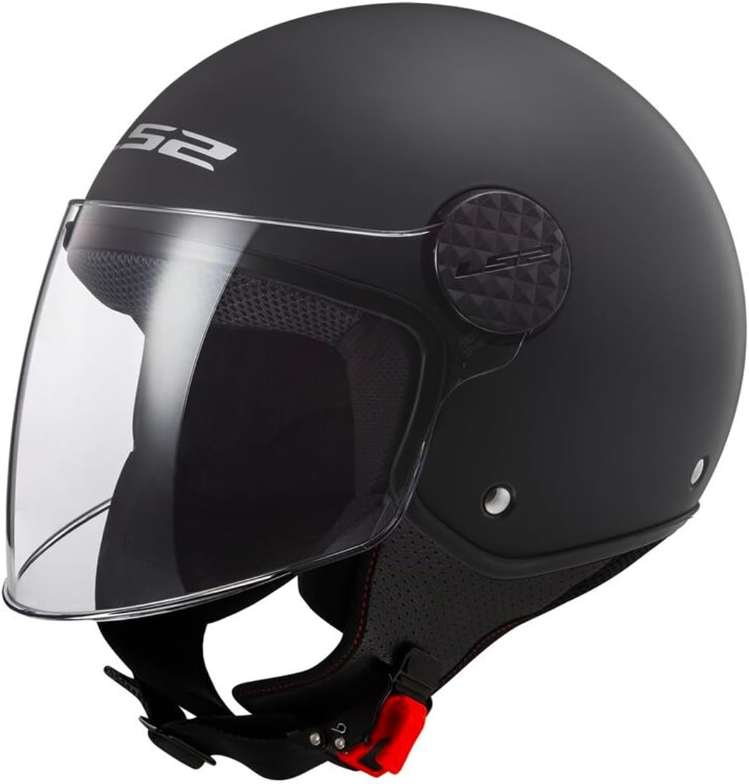 LS2, Casco Moto Jet SPHERE II Nero Opaco