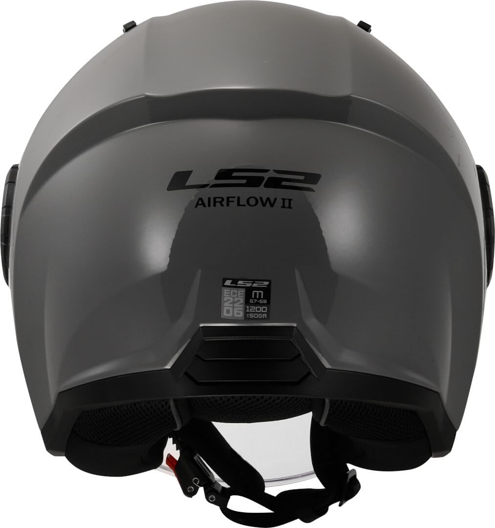 Casco Jet Ls2 OF616 AIRFLOW II Nero Opaco