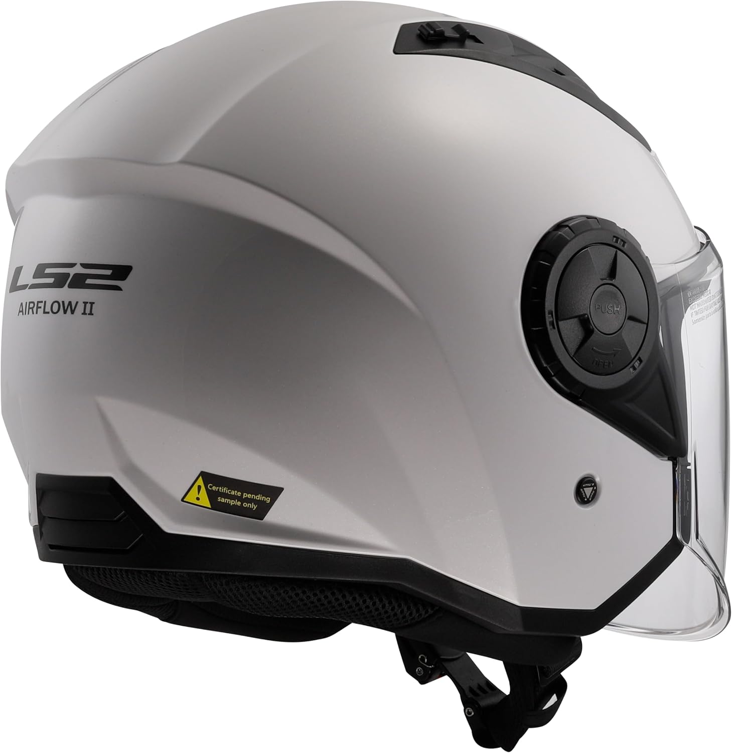 Casco Jet Ls2 OF616 AIRFLOW II Bianco Lucido