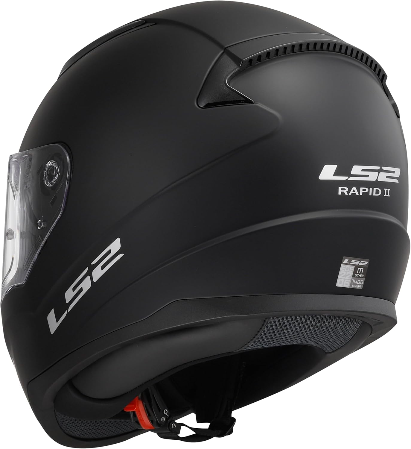 Casco Integrale Ls2 FF353 Rapid II Nero Opaco