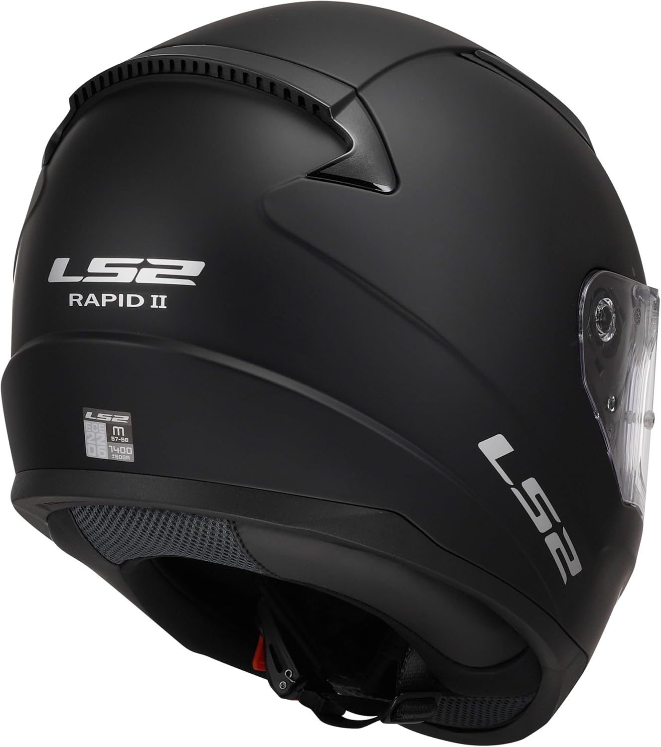 Casco Integrale Ls2 FF353 Rapid II Nero Opaco