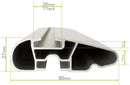 Barre Portatutto FARAD Aerodynamic Silver – Toyota Yaris Cross 5 porte 2021>-4