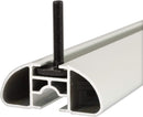 FARAD-Copia barre portatutto Aerodynamic silver lunghe 140 cm-3