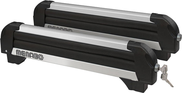 MENABO - Portasci e Snowboard Iceberg per barre portatutto+Kit fuori cava