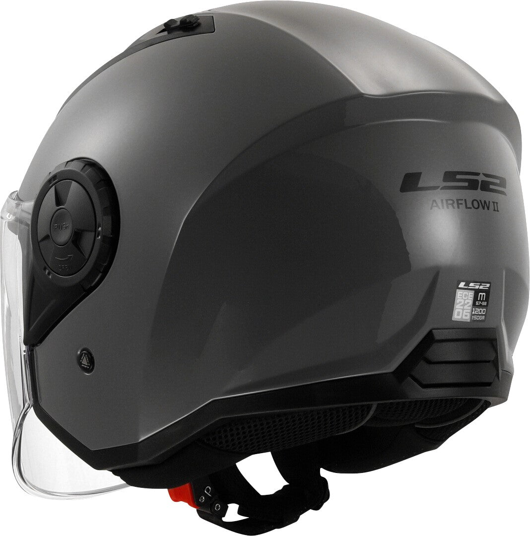 Casco Jet Ls2 OF616 AIRFLOW II Grigio Nardo