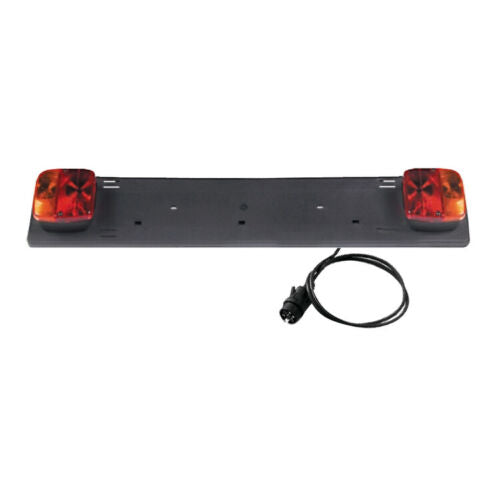 PERUZZO PE394 License Plate Holder Bar With Lights And 7-Pin Plug