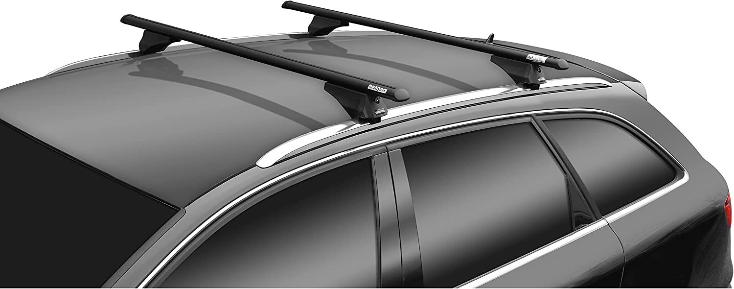 MENABO - TIGER XL BLACK aluminum roof bars for Audi Q5 (8R) 5 doors year 14&gt;16
