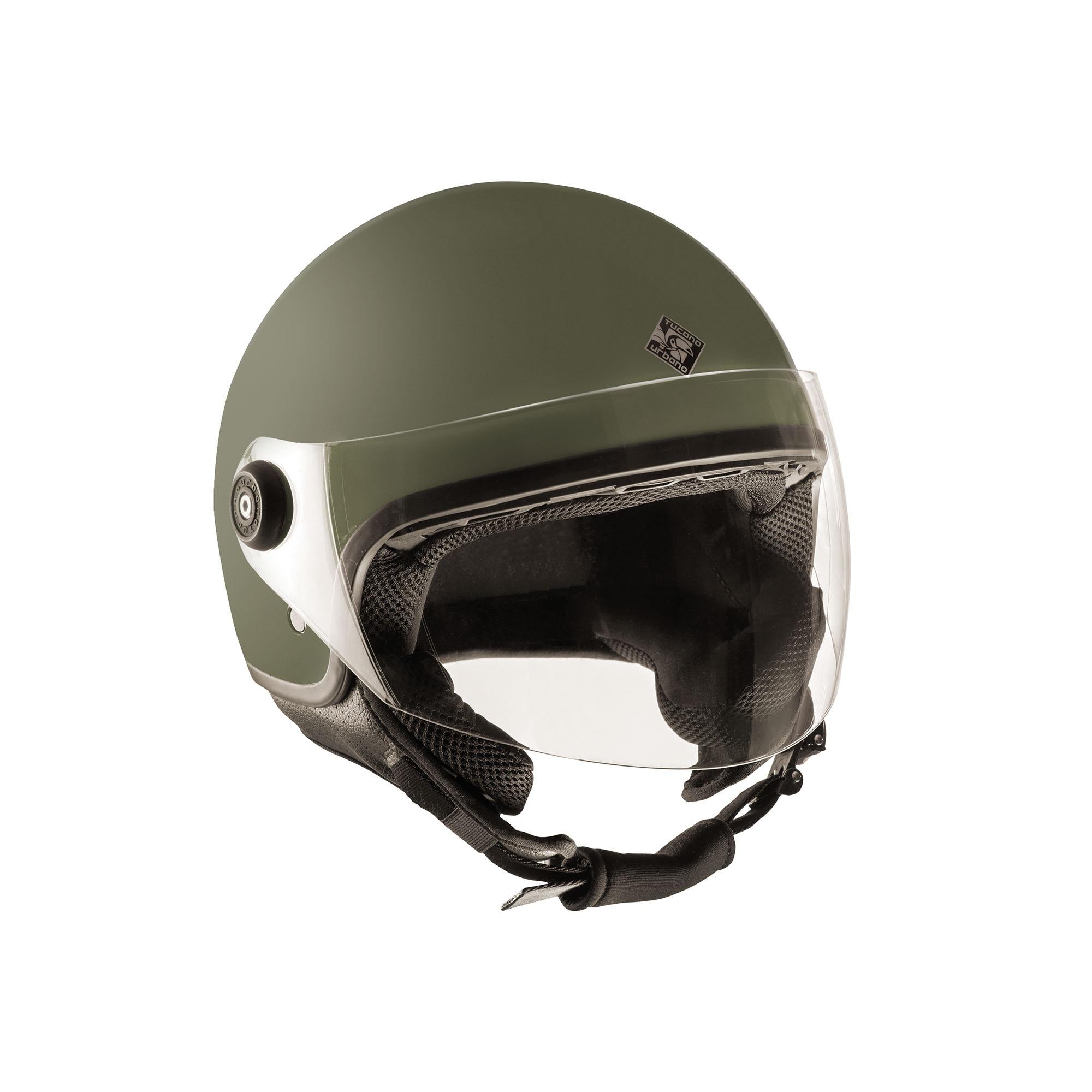 TUCANO - Demi-JET helmet EL'JETTIN matt airbone green 