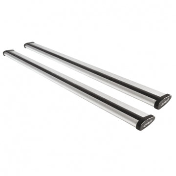 FARAD-Copia barre portatutto Aerodynamic silver lunghe 140 cm