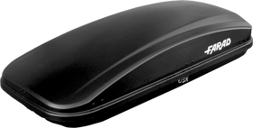 FARAD-Baule portapacchi CRUB 430L nero satinato