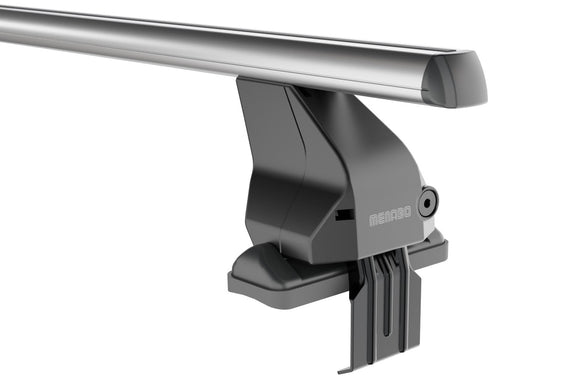 Barre portatutto Menabo Omega in alluminio per AUDI A1 (GB) Citycarver 5 porte anno dal 19> con tetto liscio