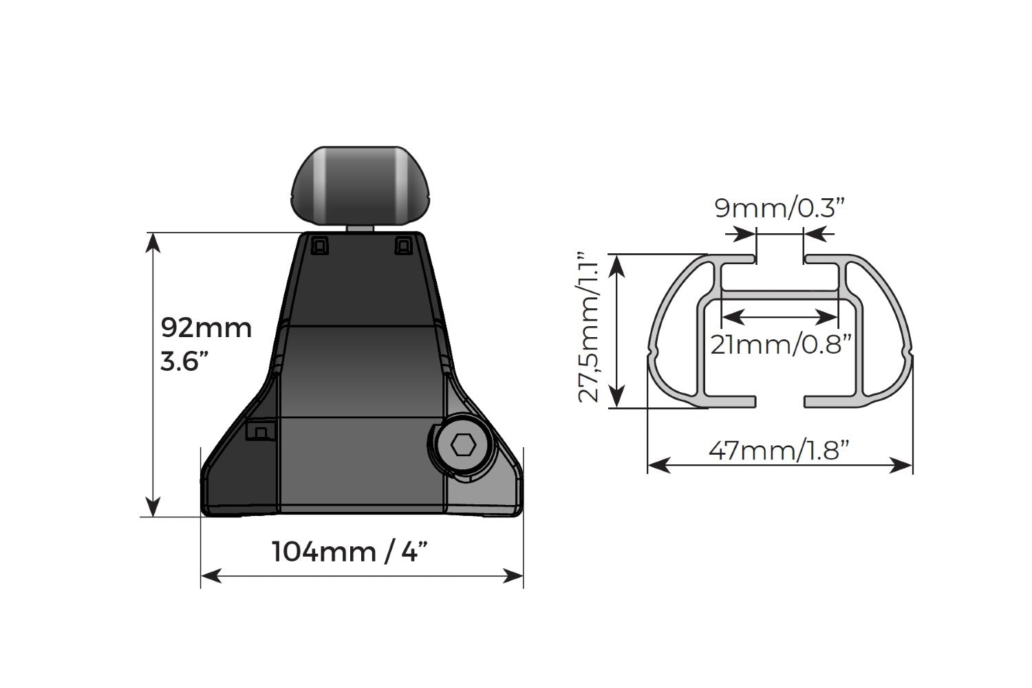 Barre Portatutto Per Volkswagen T-Roc 5 Porte (dal 2018) - Senza Corrimano, Portata 75kg, Made In Italy - Foto 5