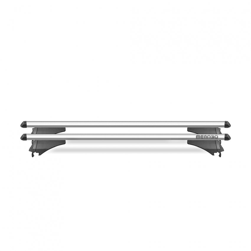 MENABO - TIGER SILVER roof bars for Kia Sedona III (YP) year 14&gt; (with low roof rail)