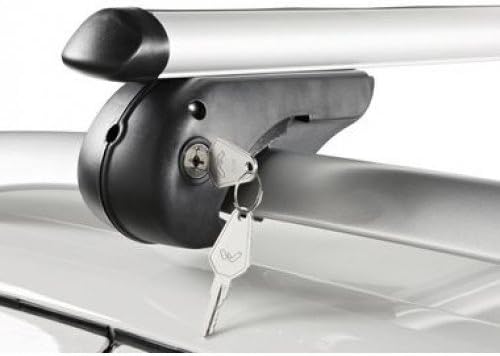 MENABO - BRIO roof bars in aluminum for Nissan Sunny Break year 91&gt;95 with high handrail