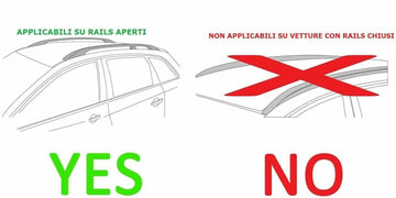 Tetto auto con corrimano alto