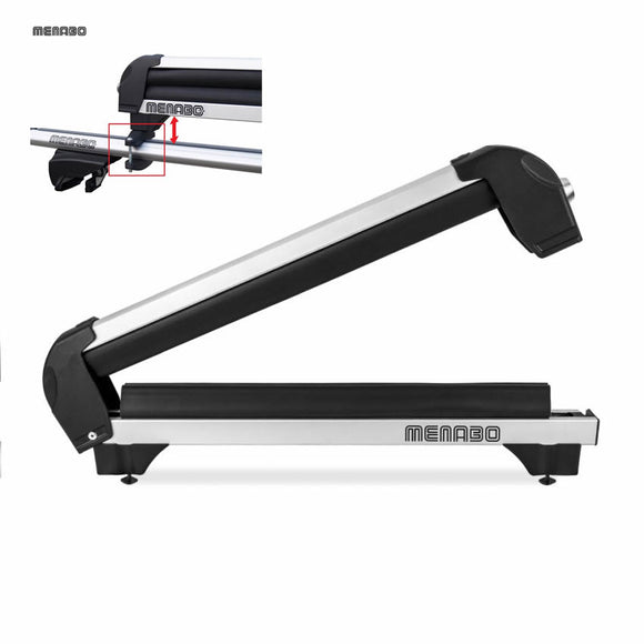 MENABO - Portasci e Snowboard Iceberg per barre portatutto+Kit fuori cava